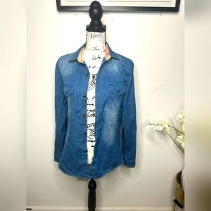Long sleeves Denim Shirt